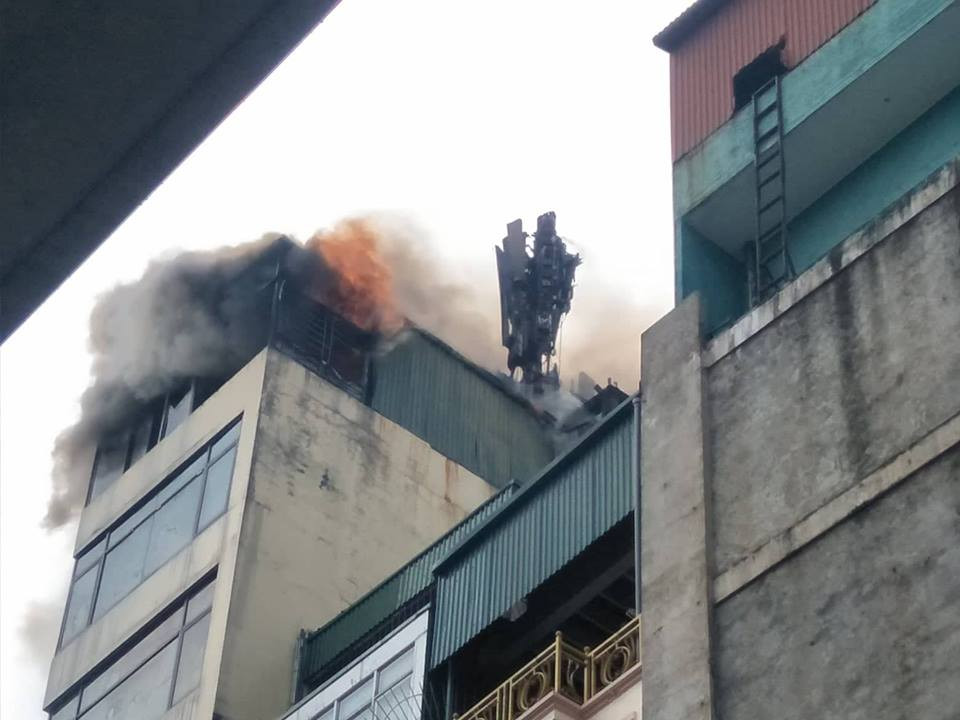 Ha Noi: Chay nha 7 tang do dot vang ma ngay mung 1