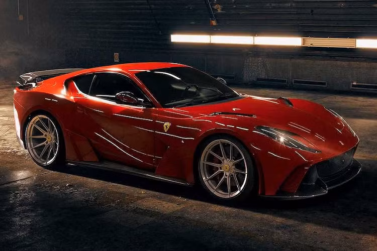 Không chỉ độ lại thiết kế, Novitec còn "chạm nhẹ" động cơ xe để cso thể nâng công suất lên 829 mã lực và mô-men xoắn 751Nm. So với 812 Superfast nguyên bản, những con số này lần lượt lớn hơn 40 mã lực và 33Nm - nghe có vẻ không nhiều nhưng cần lưu ý rằng động cơ nạp khí tự nhiên của xe khó nâng cấp hơn so với máy tăng áp hay siêu nạp.