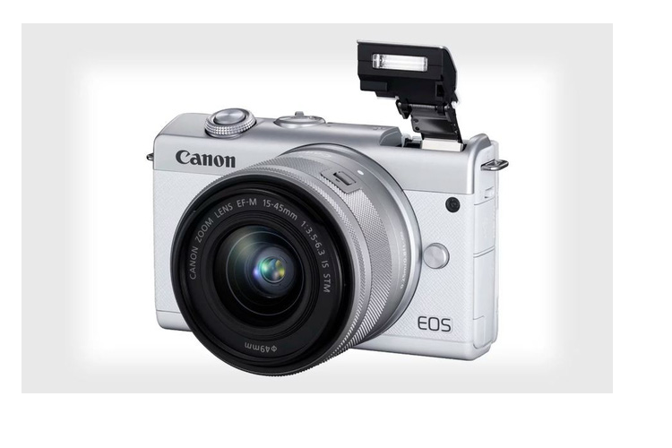 Canon ra mat may anh khong guong lat nhap mon EOS M200