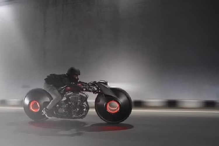 Thiết kế cả hai bánh xe không trục vô cùng độc đáo, các bánh xe được thắp sáng bởi một hệ thống đèn LED để dễ dàng nhận thấy rằng chiếc xe đang di chuyển