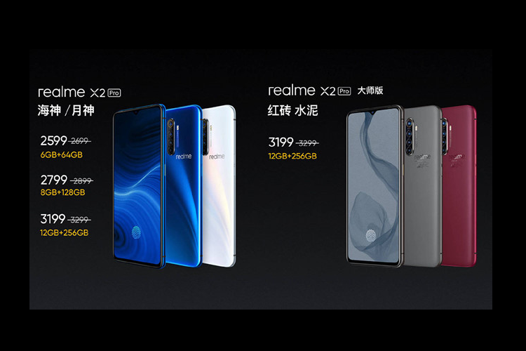 X2 Pro được bán ra tại Trung Quốc từ ngày 18/10. Giá Realme X2 Pro từ 380 USD cho bản RAM 6 GB và 410 USD cho RAM 8 GB. Bên cạnh đó, thiết bị còn có phiên bản RAM 12 GB, giá 465 USD. Điểm trừ của máy đến từ phần viền màn hình còn khá dày.