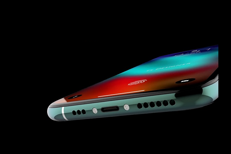 Cạnh đáy chứa cổng sạc USB-C cùng hệ thống loa stereo. 