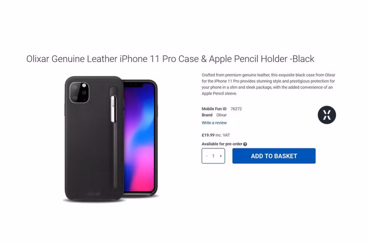 Bang chung cho thay iPhone 11 se co phu kien giong Note 10-Hinh-2