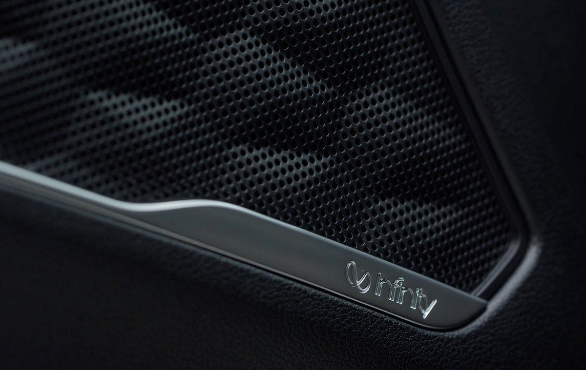 Hệ thống âm thanh trên SantaFe 2019 dành cho thị trường Việt Nam chỉ có 6 loa, kết hợp bộ xử lý âm thanh Arkamys Premium và công suất chưa được công bố. Bản "full" tại một số thị trường được trang bị âm thanh Infinity 12 loa, có sub rời đặt sau, công suất 630 W, được kích bằng ampli riêng, gồm 11 kênh chủ động.