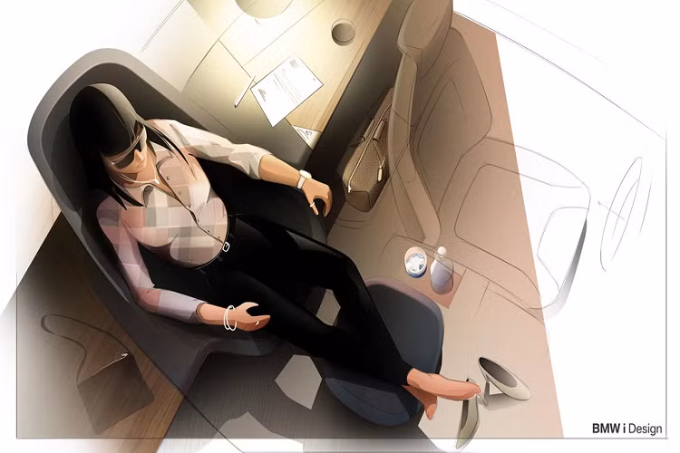 Những thay đổi bên trong nội thất bao gồm một chỗ ngồi phía sau rộng rãi đi kèm ghế gác chân, màn hình giải trí cá nhân được treo trên trần xe và hệ thống loa cá nhân. Với những trang bị này, xe cỡ nhỏ BMW i3 Urban Suite không khác gì một chiếc limousine mini.