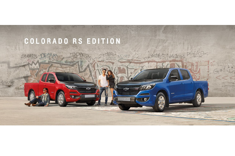 Colorado RS Edition là một trong nhiều phiên bản của dòng bán tải Colorado được cung cấp tại Thái Lan bao gồm: Trail Boss, Midnight Edition, High Country Storm, High Country, C-Cab, X-Cab, S-Cab và SWB.