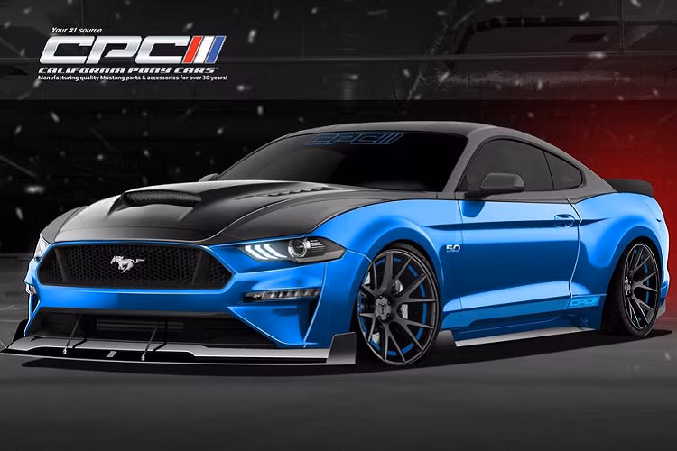 Được phát triển dựa trên nguyên mẫu Mustang GT 2019, mẫu xe Ford Mustang GT Fastback California Pony Cars quả thực là một phiên bản hiệu suất cao đúng nghĩa với việc nâng cấp thêm bộ siêu nạp Ford Performance vào khối động cơ V8 5.0L nguyên bản. Bên cạnh đó, hệ thống ống xả cat-back với viền mạ chrome đen cũng được trang bị.