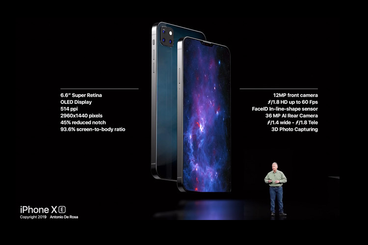 Với màn hình OLED 6,6 inch và phần viền được gọt mỏng đáng kể, thiết kế của chiếc iPhone mới toát lên vẻ sang trọng thường thấy trong các sản phẩm của Apple. 