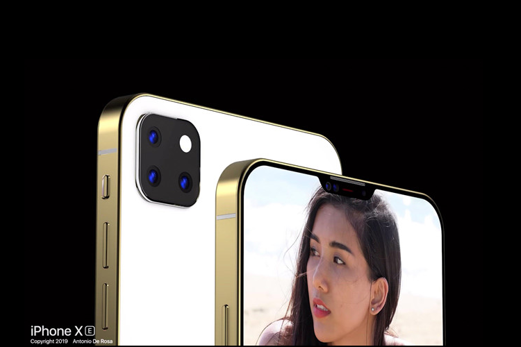 Điện thoại iPhone SE 2 được dự đoán là có thiết kế vuông vức như iPhone SE đời đầu. Ở mặt trước model này vẫn sở hữu phần notch quen thuộc từ iPhone X nhưng được được làm nhỏ gọn.