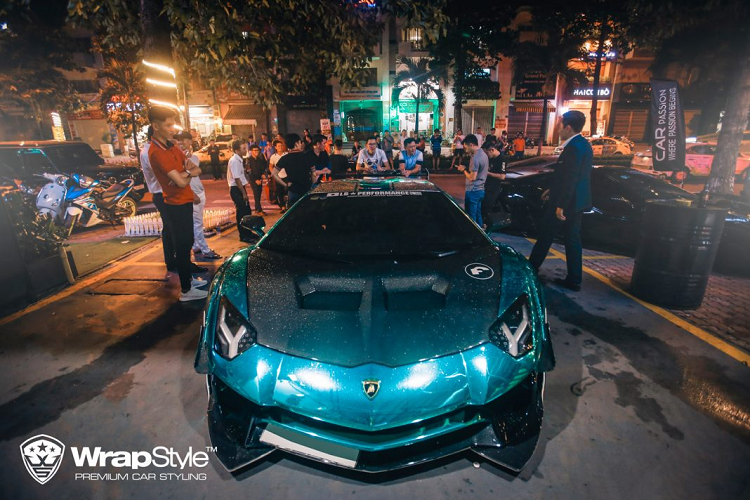 Lamborghini Aventador độ Liberty Walk độc nhất Việt Nam.