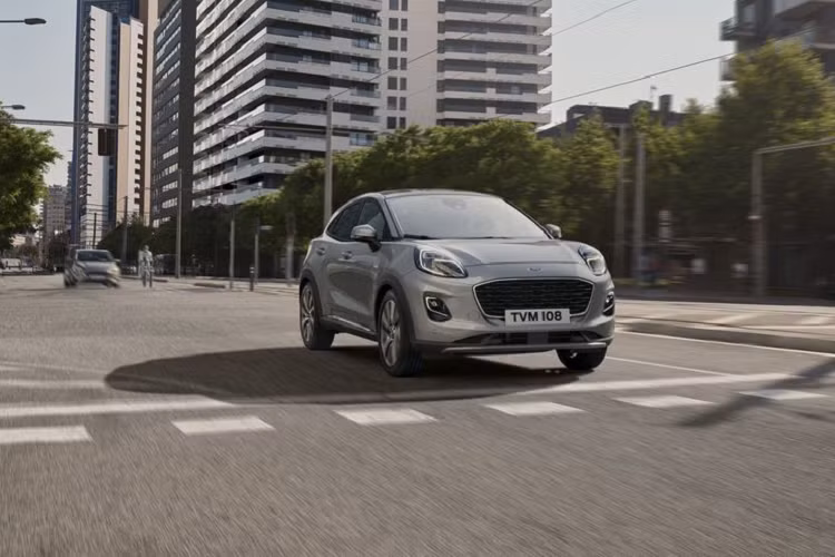 Ở bên ngoài, Puma Titanium X được phân biệt với các phiên bản thường khá dễ bởi màu sơn đen bóng độc quyền và nhiều điểm nhấn mạ crôm nổi bật trên lưới tản nhiệt hình tổ ong cũng như viền đèn sương mù (cặp đèn sương mù được tích hợp vào các hốc gió phía trước). 