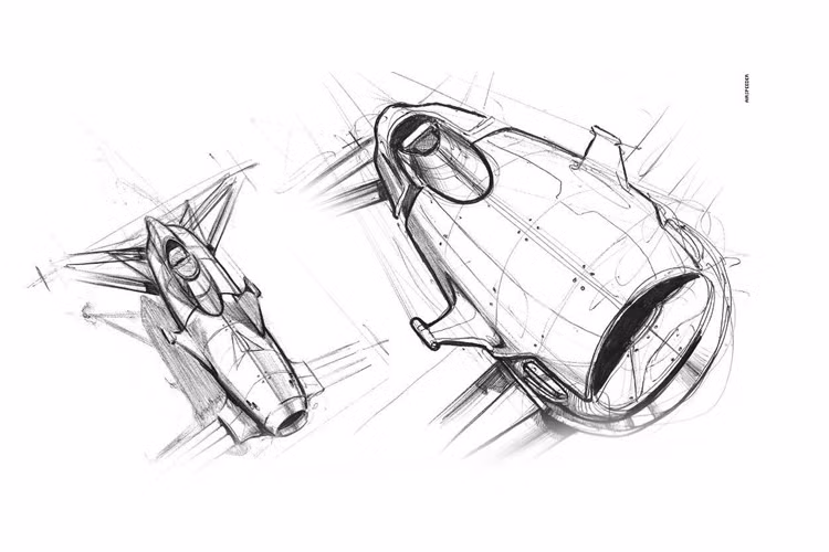 Các cánh quạt bằng gỗ, động cơ điện 50 MW có thể tháo rời (tương đương với 80 ổ cắm trên tường) và khung nhôm đều được chính đội ngũ của Alauda thiết kế.