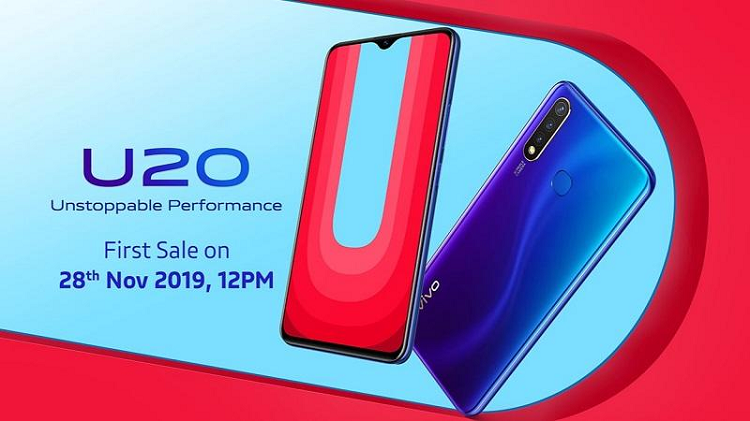 Vivo U20 so huu 3 camera sau gia tu 3.5 trieu dong