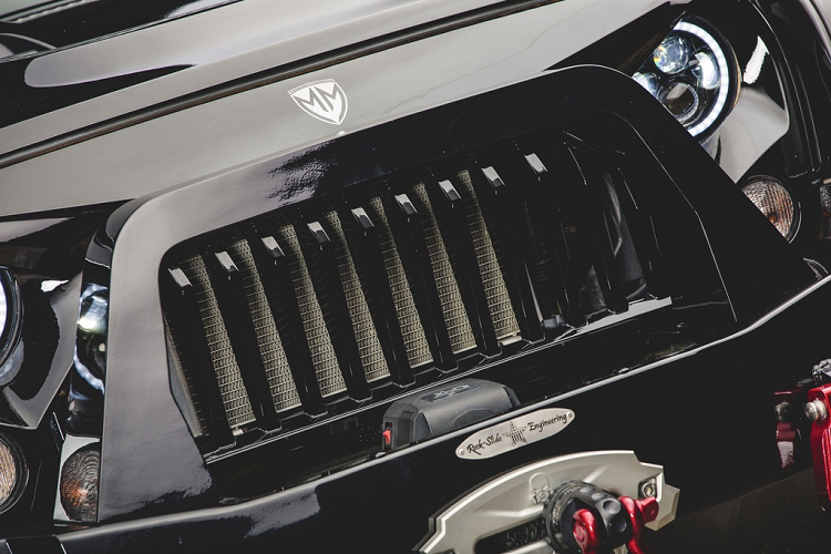 Chiếc Jeep Wrangler đang được lưu kho tại Auburn (bang Indiana, Mỹ).