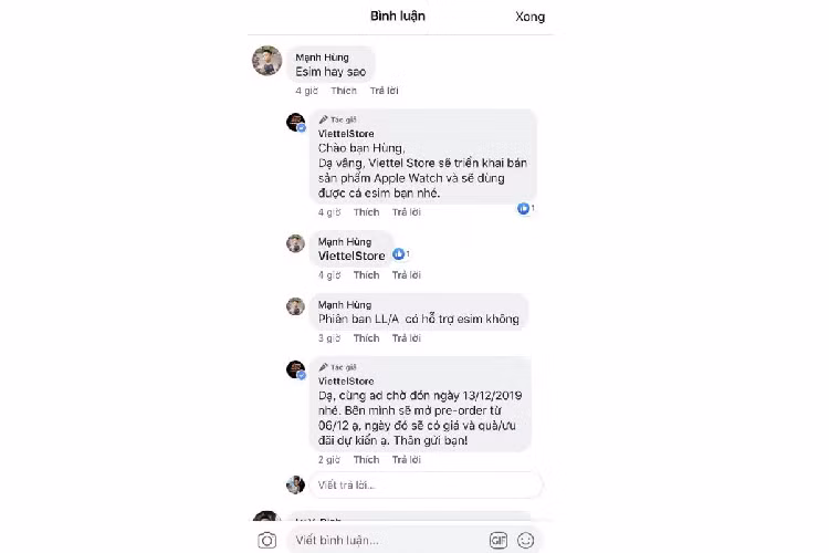 Viettel sẽ là nhà mạng đầu tiên hỗ trợ eSIM cho Apple Watch - Hình 2 Viettel se la nha mang dau tien ho tro eSIM cho Apple Watch-Hinh-2