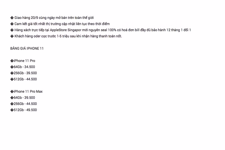 iPhone 11 Pro Max het toi 50 trieu van co nguoi mua