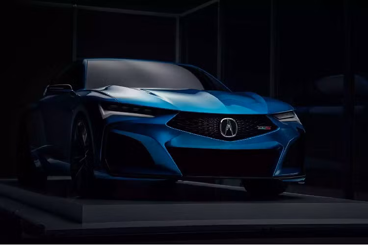 Ngoại hình của mẫu xe Acura Type S Concept Sedan gây ấn tượng mạnh mẽ. Nổi bật chính là phần đầu xe hầm hố, lưới tản nhiệt và các hốc hút gió lớn, logo Acura được nhấn mạnh giữa xe nhờ vào kết cấu nan lưới tản nhiệt kiểu lan tỏa.