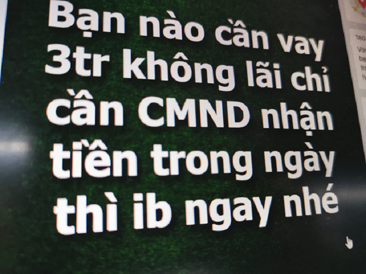 Xuat hien tro lua ep nguoi dung vay online rui ro cao