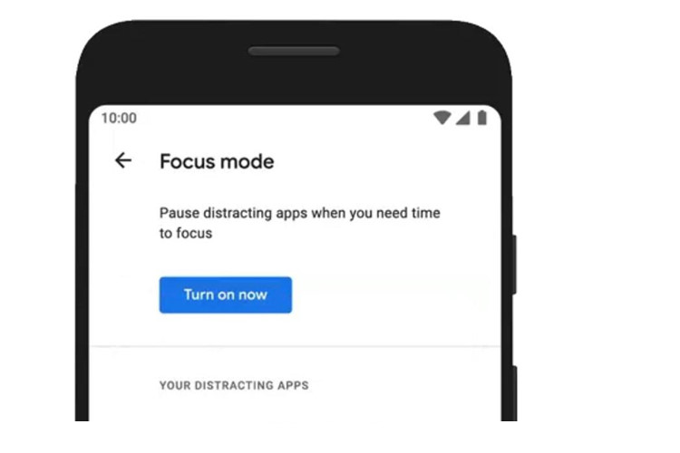 Focus Mode: Chế độ này giúp bạn dừng các ứng dụng khiến bản thân bị mất tập trung và muốn hoàn thành công việc nhanh chóng hơn. 