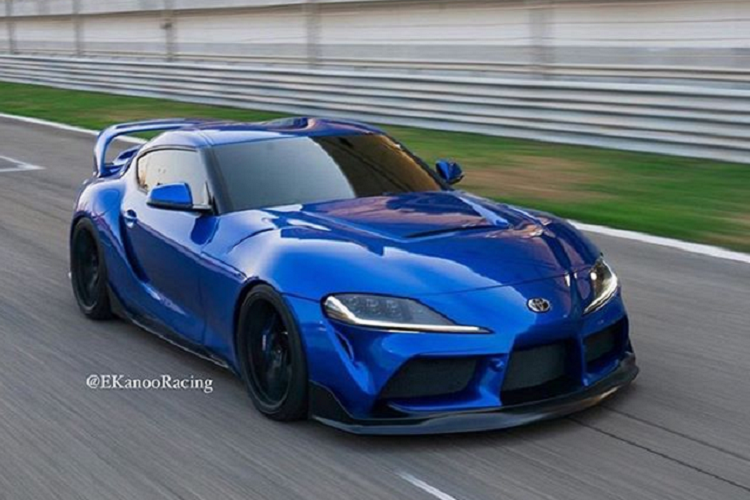 Được sở hữu bởi hãng độ EKanno Racing, chiếc Toyota Supra 2020 mới (A90) này hiện đã được được nâng cấp một số chi tiết cả bên ngoài lẫn bên trong để khiến nó trở nên nổi bật so với những chiếc Supra còn lại. Những thay đổi rõ nhất của chiếc Supra này có thể được nhìn thấy ngay bên ngoài, đó là bộ body kit được thửa riêng với nhiều bộ phận được làm bằng sợi carbon.