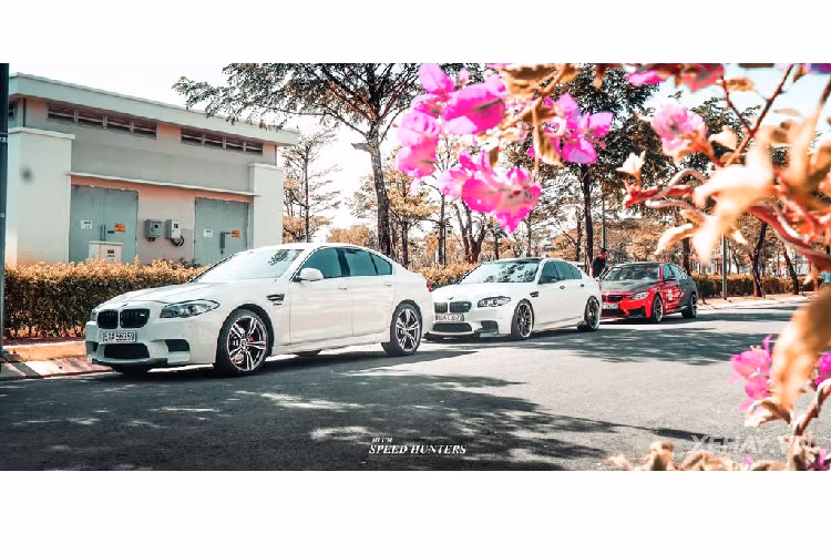 Mới đây tại Q7, TP HCM đã xuất hiện cùng lúc ba mẫu xe BMW độ khủng, bao gồm 2 chiếc 5-Series được nâng cấp lên gói M5 F10 từ AN Body-kit và 1 chiếc 3-Series F80 được nâng cấp gói M3 vô cùng độc đáo.