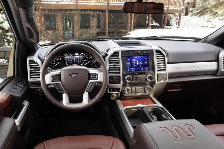 Ford Expedition King Ranch 2020 sẽ nằm ở phân khúc giữa Expedition Limited và Expedition Platinum. SUV cỡ lớn có trang bị tương đương bản Expedition Limited, thêm gói tùy chọn Equipment Group 302A bổ sung các tính năng đèn LED, cửa sổ trời toàn cảnh và gói trợ lái Co-Pilot360 của Ford.