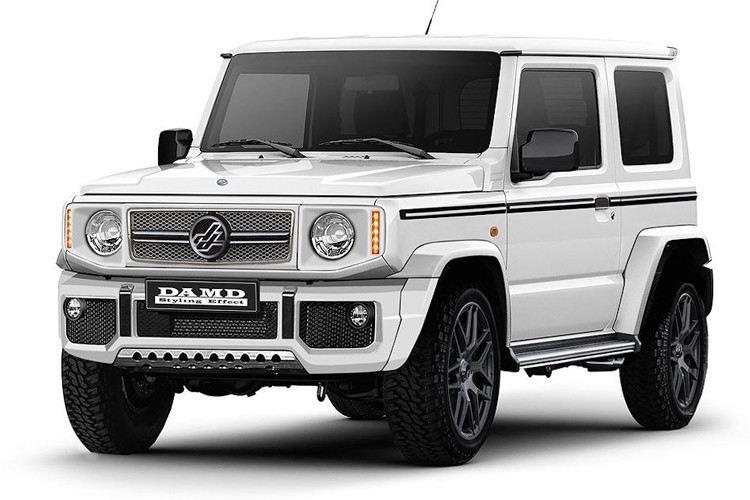 Ngoài ra, trước đó DAMD cũng mang tới một gói độ khác "Little G" nhằm biến Jimny trở thành mẫu G-Class thu nhỏ.
