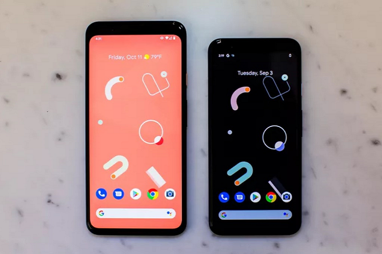 Điện thoại Google Pixel 4 XL có màn hình 6,3 inch, độ phân giải 2K, tỉ lệ 19:9 và mật độ điểm ảnh đạt 537 ppi.