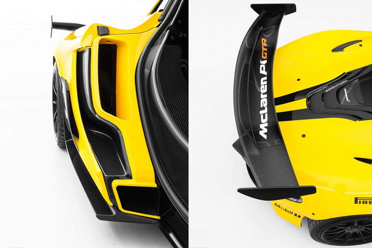 Cửa sổ của xe cũng được làm theo dạng xe đua, theo đó, sẽ chỉ có một hốc mở nhỏ chính giữa chứ không thể kéo kính lên xuống như những chiếc xe thương mại. Xe sử dụng bộ mâm đa chấu được sơn màu đen bóng, ốc khóa tâm. Bên trong là hệ thống phanh với đĩa phanh gốm – carbon.