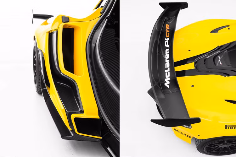 Cửa sổ của xe cũng được làm theo dạng xe đua, theo đó, sẽ chỉ có một hốc mở nhỏ chính giữa chứ không thể kéo kính lên xuống như những chiếc xe thương mại. Xe sử dụng bộ mâm đa chấu được sơn màu đen bóng, ốc khóa tâm. Bên trong là hệ thống phanh với đĩa phanh gốm – carbon.