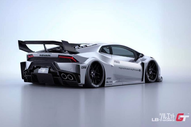 Hiện tại, phiên bản độ Lamborghini Huracan đắt nhất mà bạn có thể mua từ nhà độ Liberty Walk có giá 33.140 USD (khoảng 800 triệu đồng) với chất liệu Polymer kết hợp sợi carbon.