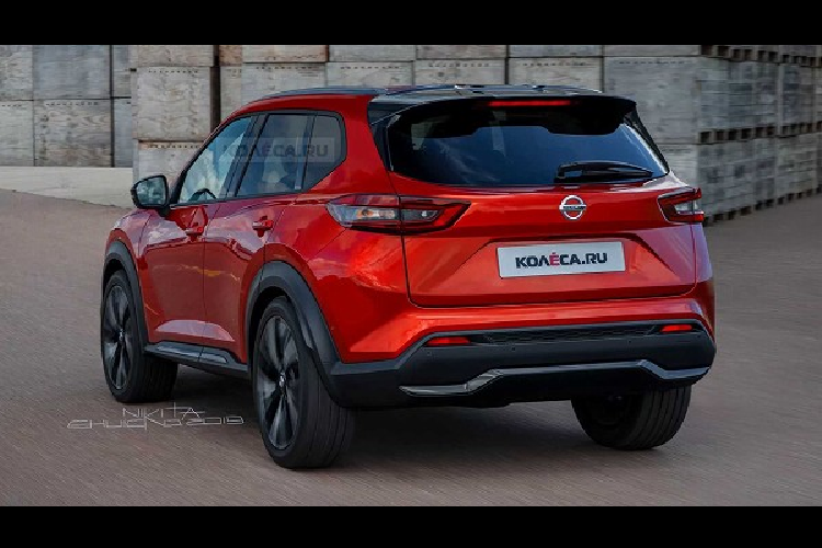 Nissan X-Trail thế hệ mới hứa hẹn sẽ có ngoại thất thay đổi theo phong cách thiết kế của Juke. Nổi bật chính là phần đầu V-motion với cụm đèn mới lạ. Cặp đèn LED chạy ban ngày mỏng dẹp nằm ở trên. 