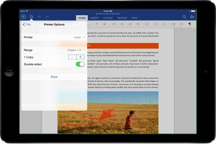 Ipad 10.2 inch se khong duoc mien phi Microsoft office