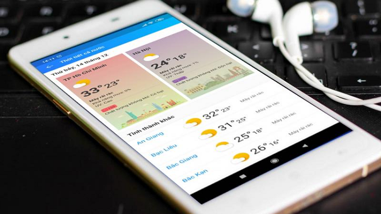 Zalo cho phep nguoi dung theo doi chat luong khong khi