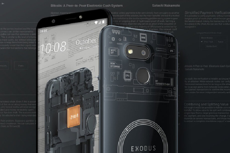 HTC vua ra mat smartphone blockchain, gia chi 244 USD