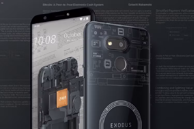 HTC vua ra mat smartphone blockchain, gia chi 244 USD