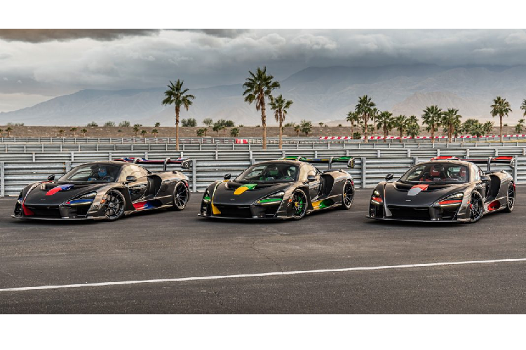 Kết hợp cùng MSO, ba chiếc Mclaren Senna đặc biệt được hoàn thiện với phong cách đường đua nhằm tri ân đến Ayrton Senna – huyền thoại của giải đua Công thúc 1. Mỗi chiếc xe sẽ mang một quốc kỳ riêng (gồm Anh, Brazil và Monaco), những nơi mà Senna đã để lại những dấu ấn tuyệt vời nhất của sự nghiệp mình.
