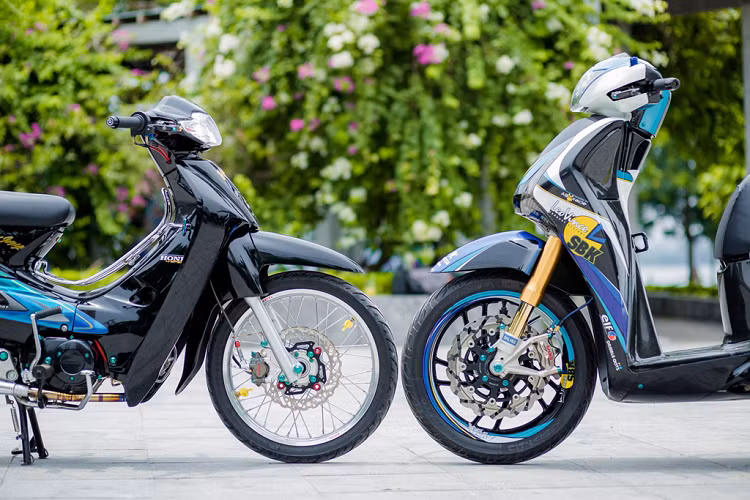 Để hoàn thành bản độ "hạng nặng" này, chủ xe tiêu tốn khoản tiền lên đến gần 600 triệu đồng - gấp 5 lần giá trị chiếc SH 150i nguyên bản. 