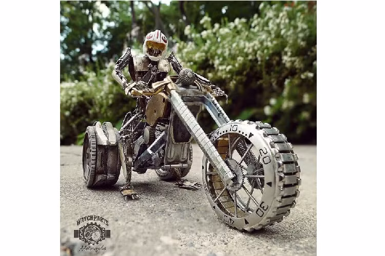 Linh kiện máy móc thô cứng hóa ra cũng có thể tạo nên những sinh vật đáng yêu như thế này.