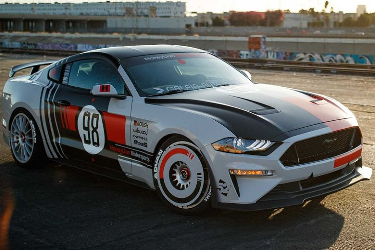 Chịu trách nhiệm thiết kế chiếc Ford Mustang đặc biệt này là tay đua Ryan Blaney (thắng giải NASCAR Cup Series) và nhiếp ảnh gia Larry Chen, sau đó, chiếc xe được tạo ra thông qua sự hợp tác giữa MoneyLion và Ford Performance.