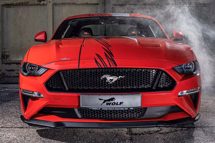 Được phát triển dựa trên nền tảng của mẫu xe Ford Mustang GT dành cho thị trường Châu Âu, Wolf Racing đã trang bị thêm cho động cơ V8 5 lít của xe bộ siêu nạp đến từ Edelbrock.