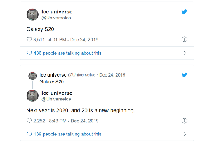 Khong co Galaxy S11, thay vao do la Galaxy S20?