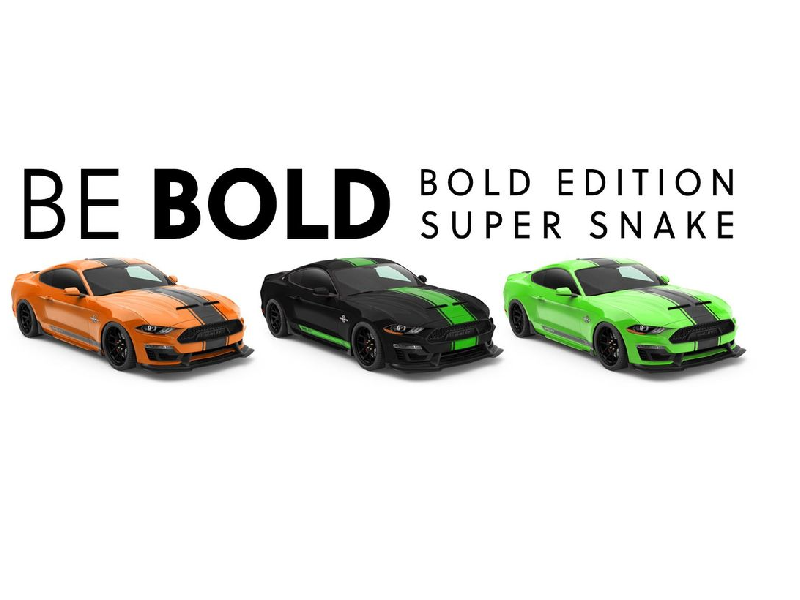 Bên cạnh 3 phối màu đặc sắc, các model này vẫn giữ nguyên những trang bị vốn có của bản độ Ford Shelby Super Snake. Cụ thể, xe vẫn sở hữu bộ body kit dữ dằn với khuôn mặt hầm hố, tấm lưới trước chuẩn Shelby, khe hút gió trên nắp capo cùng các nét tươi mới trên bộ chia trước, cản sau và bộ khuếch tán gió.