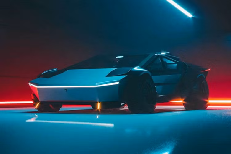 Tesla đã gây chú ý khi ra mắt chiếc bán tải điện Cybertruck với thiết kế đến từ tương lai, đó cũng là nguồn cảm hứng để một nghệ sĩ phóng tác nên một mẫu xe có tên - siêu xe Cyber Roadrunner gợi lên thiết kế của siêu xe thể thao.