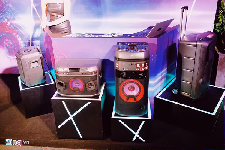 Danh mục sản phẩm âm thanh của LG.