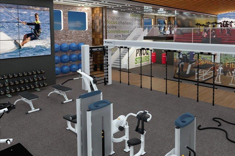 Tầng đầu tiên sẽ có phòng spa, phòng tắm nắng và phòng tắm trị liệu. Tầng thứ 2 sẽ có phòng gym, yoga và sân golf mô phỏng với lớp cỏ xanh.