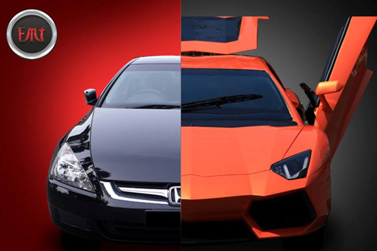  Honda Accord đời 2005 được Executive Modcar Trendz, một xưởng độ ở Ân Độ đầu từ độ lại thành siêu xe Lamborghini Aventador khiến không ít người phải bất ngờ.