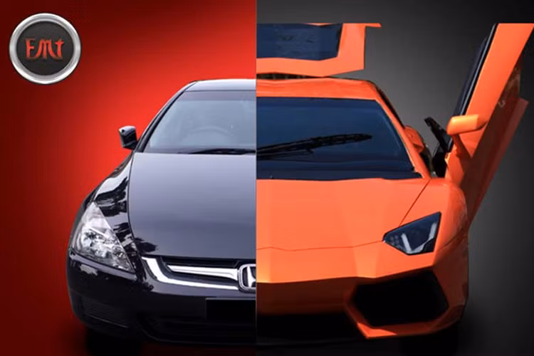  Honda Accord đời 2005 được Executive Modcar Trendz, một xưởng độ ở Ân Độ đầu từ độ lại thành siêu xe Lamborghini Aventador khiến không ít người phải bất ngờ.