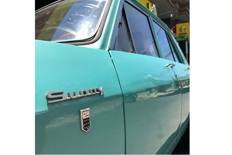 Bên dưới nắp ca-pô của Datsun Sunny 1000 cổ là khối động cơ 4 xy-lanh thẳng hàng (I4) dung tích 0.9L (988cc) A10 hút khí tự nhiên (N/A) cam đơn SOHC, bố trí dặt dọc trong khoang máy cho công suất tối đa 61 mã lực tại 6.000 v/p và mô-men xoắn cực đại 84Nm tại 4.000 v/p.