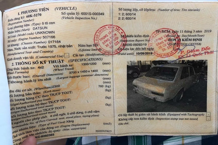 Ngoài ra, xe cũng đã được nâng cấp thêm máy lạnh để đảm bảo người lái vẫn thoái mái trong tiết trời nóng bức của Sài Gòn. Được biết, tổng thời gian đại tu cho chiếc Datsun Sunny này mất hơn 18 tháng. Đây là một gợi ý dành cho các bác đang ‘’săn lùng’’ một chiếc Datsun cổ điển để sưu tầm hoặc ‘’dọn kiểng’’ tại Việt Nam.